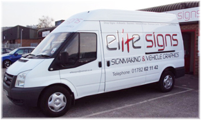vehicle van graphics and lettering